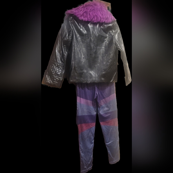 4pc MAL Descendants COSTUME DESIGNED MOTO JACKET +  Cosplay 8-10 M L - Picture 6 of 11